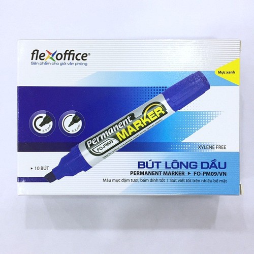 Hộp 10 Bút lông dầu Thiên Long - FlexOffice FO-PM-09