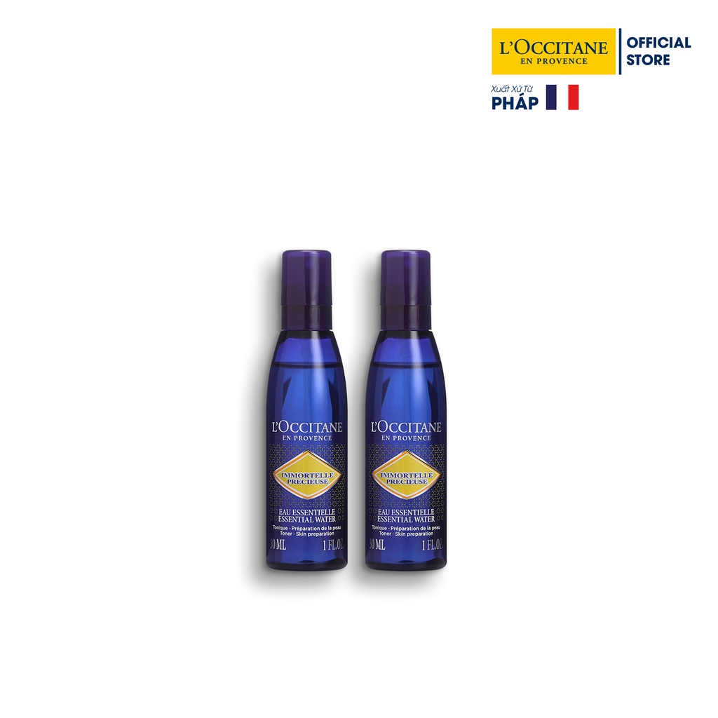 Bộ 2 Nước cân bằng L'Occitane Immortelle Precious 30ml