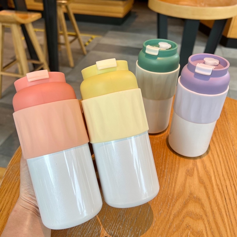 Bình Giữ Nhiệt 3 Màu + Ống Hút