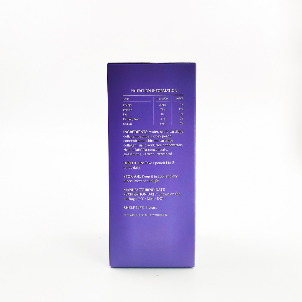 Collagen cô đặc Saffron Colax dạng nước hộp 7 túi x 30ml/túi nhập khẩu chính hãng | Thế Giới Skin Care