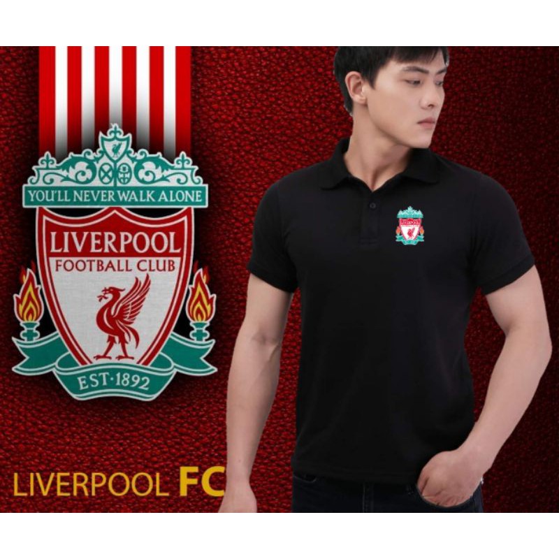 Áo polo câu lạc bộ Liverpool - Không xù lông, không ra màu, co giãn ,thấm hút mồ hôi