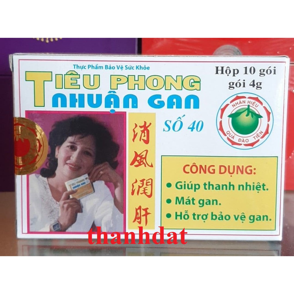 Tiêu phong nhuận gan số 40 hộp 10 gói