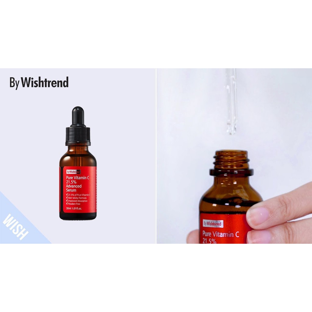 Tinh Chất Làm Mờ Mụn Thâm - Dưỡng Trắng Da By Wishtrend Pure Vitamin C 21.5 Advanced Serum | BigBuy360 - bigbuy360.vn