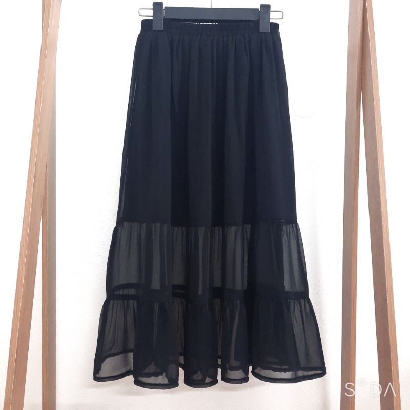 Chân váy xòe 2 lớp