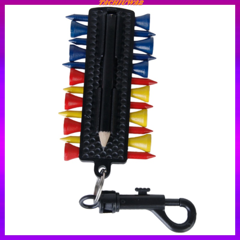 Móc Khóa 12 Giá Đỡ Bóng Golf + 2 Bút Đánh Dấu Tiện Dụng Tachiuwa2