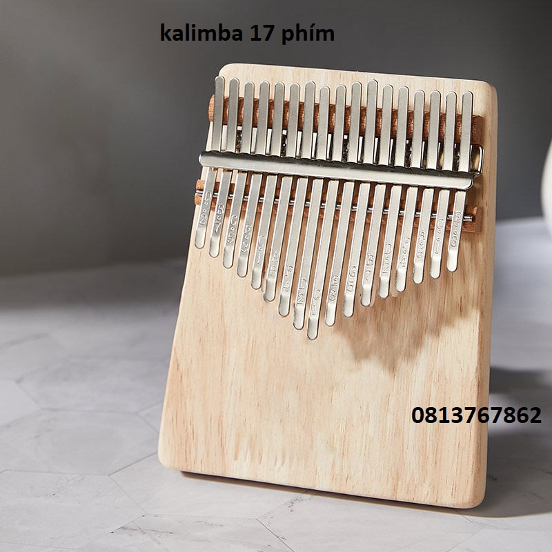 Đàn kalimba gỗ gecko Leaf Music- LM006S hình gấu panda Hàng chính hãng