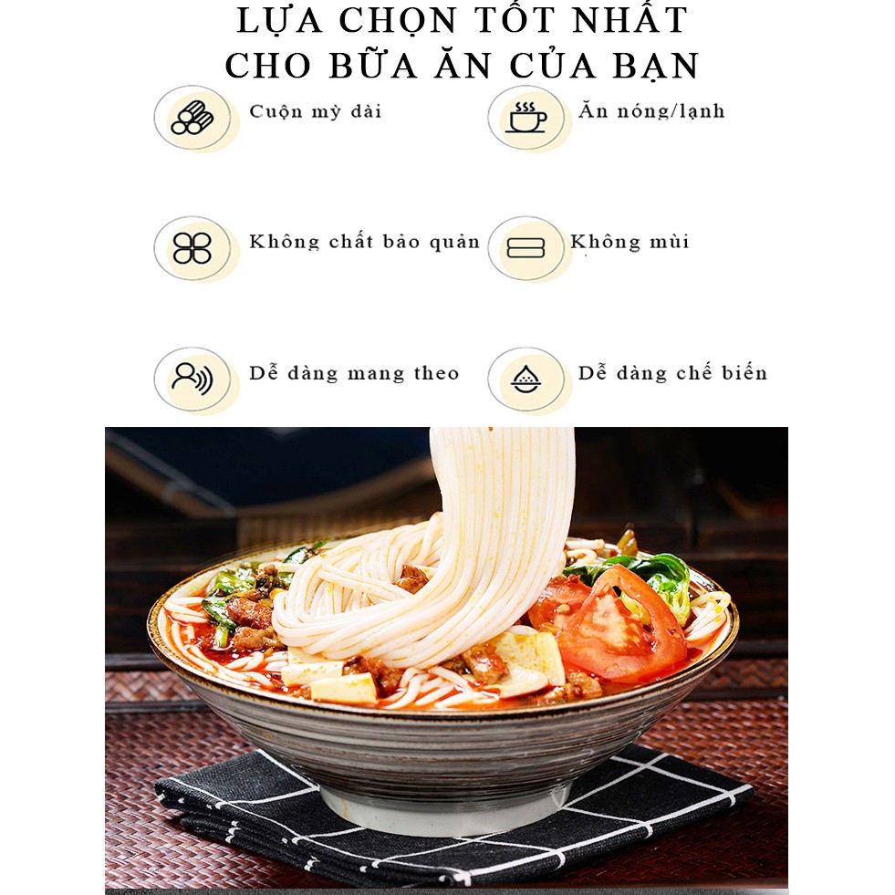 2KG Mì gạo sạch bún miến khô nhà làm - Bún Khô, Hủ Tiếu Khô - Bún Gạo Rice Vermicelli Sợi dài khô sạch đảm bảo an toàn