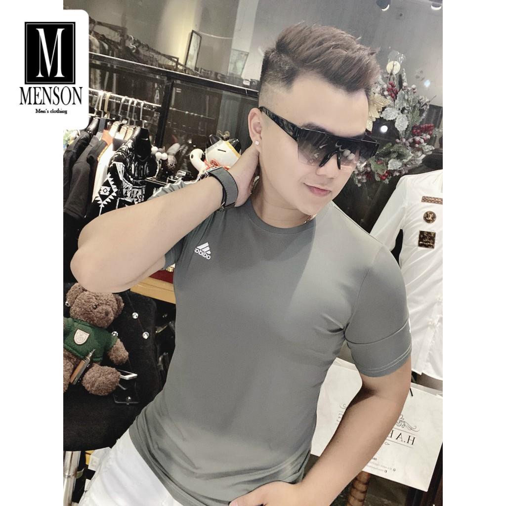 [Hàng Cao Cấp] Áo Phông Nam, Áo Thun Nam Thể Thao Nam Cao Cấp Vải Thun Mát Lạnh Mùa Hè Co Giãn Chuẩn Form MENSON M6220 | BigBuy360 - bigbuy360.vn