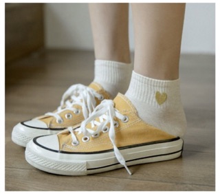 Combo 5 đôi tất tim cổ ngắn trộn màu
