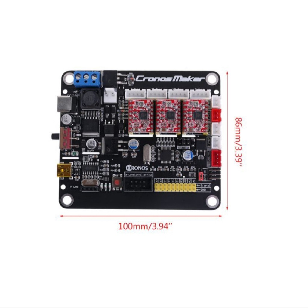 Bảng Mạch Điều Khiển Động Cơ 3 Trục cho máy khắc CNC 3018/2418/1610 - MẪU GIAO NGẪU NHIÊN
