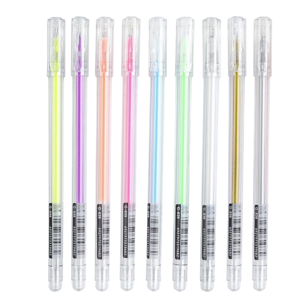 Set 9 Bút Màu Đen 0.6mm Vẽ Graffiti Chống Thấm Nước