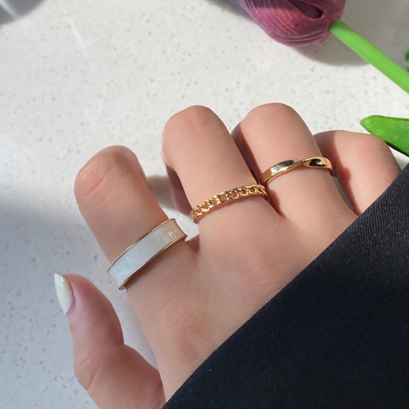 Set Ba Nhẫn Đeo Khớp Ngón Tay Thời Trang Nữ