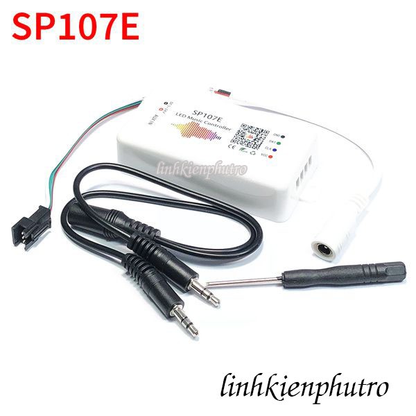 Bộ Driver LED RGB WS2812 Nháy Theo Nhạc SP107E - Bluetooth APP