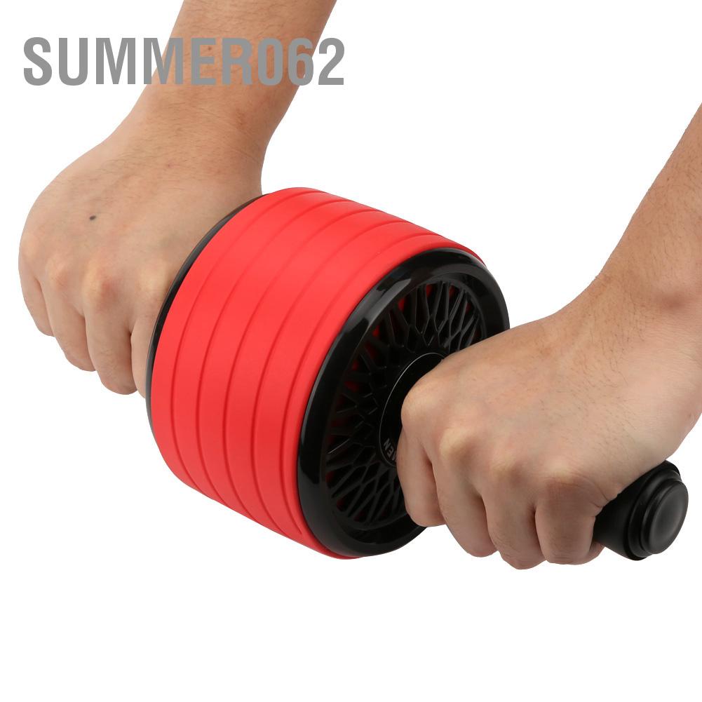 Bánh xe lăn tập cơ bụng tay cầm bọt biển tập luyện vòng eo thích hợp cho phòng tập thể hình