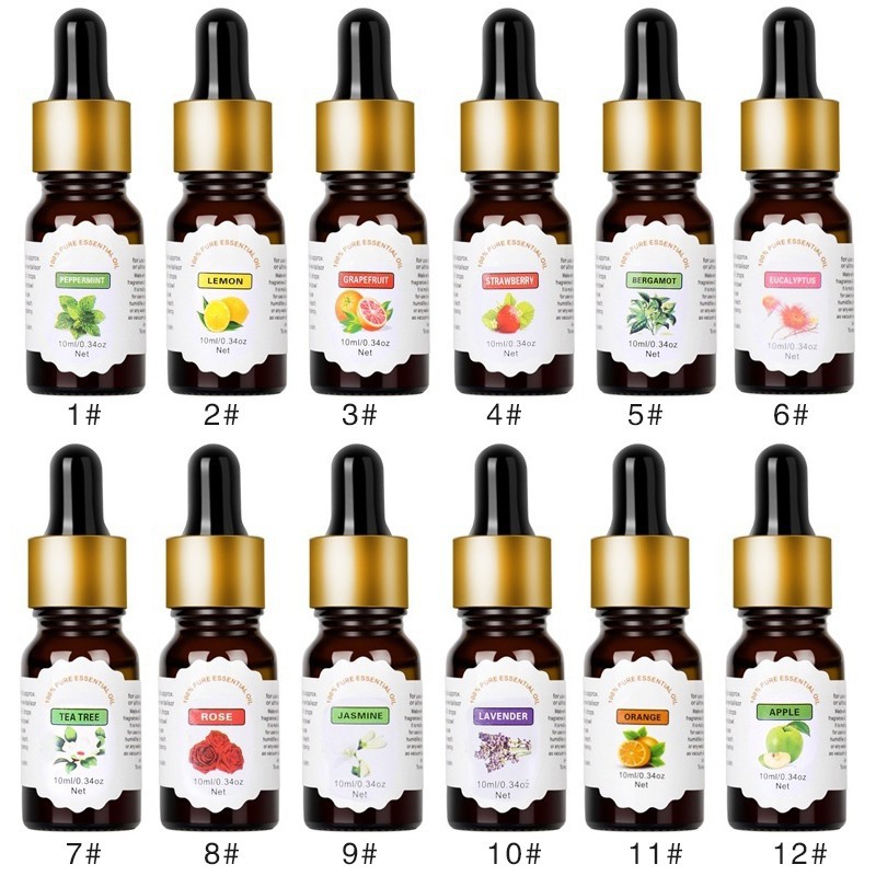 (Hàng Mới Về) Chai Tinh Dầu 10ml - Tslm2 Hỗ Trợ Xông Tinh Dầu Tiện Dụng