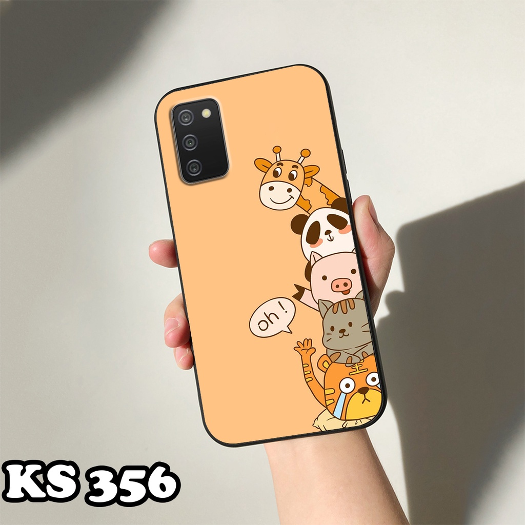 Ốp lưng Samsung A02s - Samsung A02 - Samsung A01 - Ốp in hình Cat&amp;Bear đáng yêu - Chất liệu TPU siêu bền, bảo vệ máy
