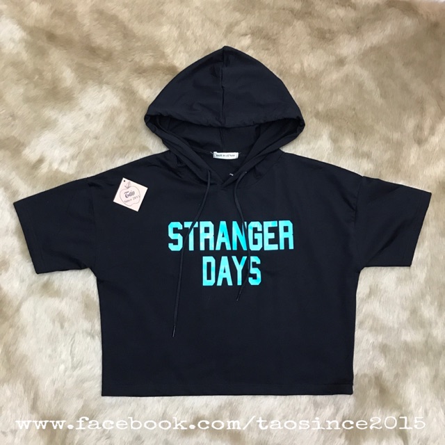 Áo hoodie croptop