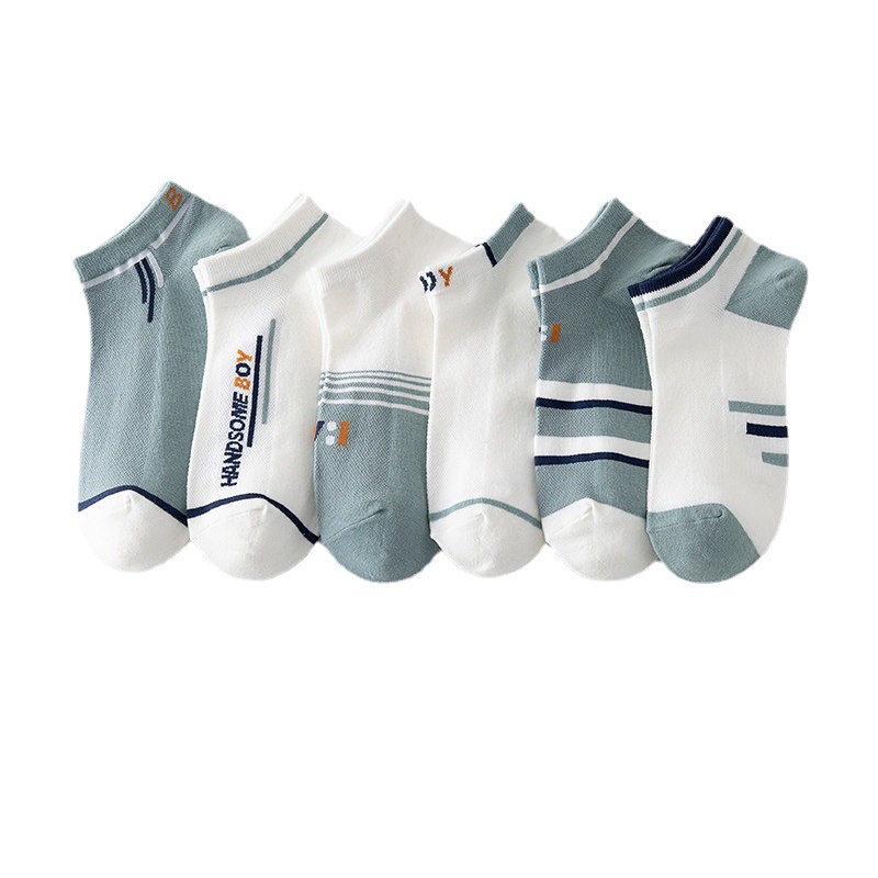 Vớ Cotton Cổ Thấp Thời Trang Xuân Hè Cho Nam