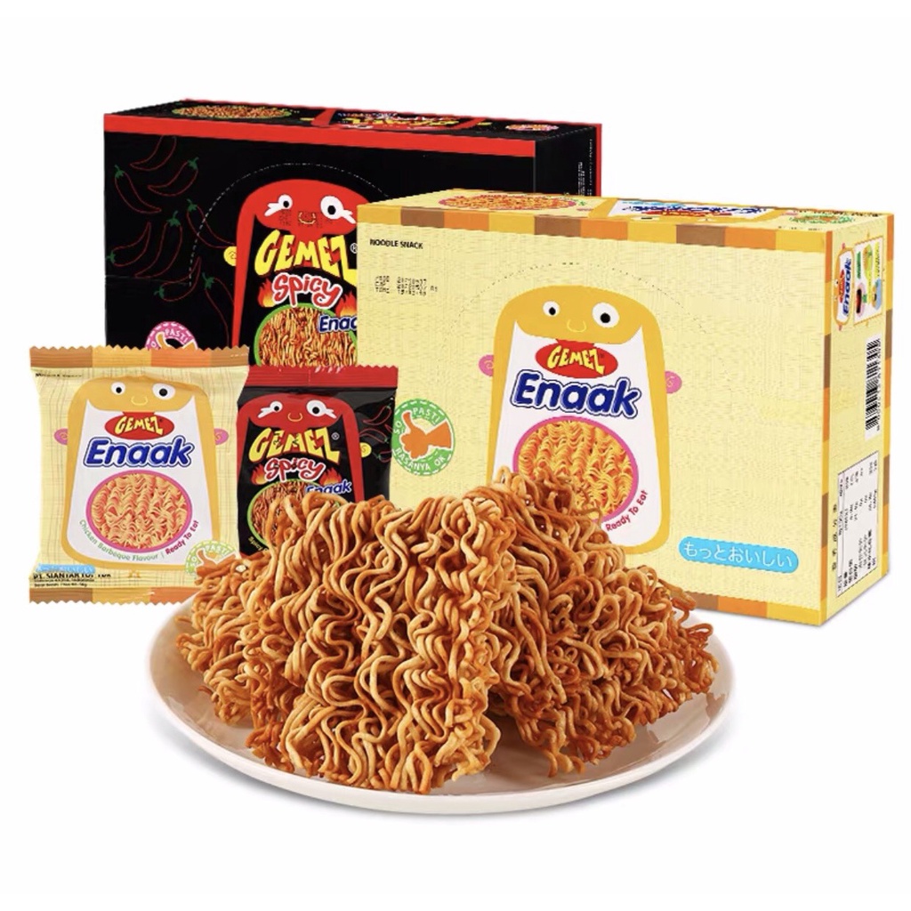 Snack mì trẻ em Enaak Indonesia vị gà, gà phô mai cay 30gr