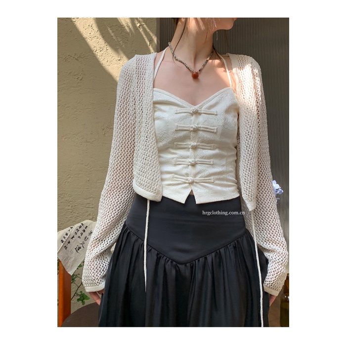 Áo Khoác Cardigan Mỏng Chống Nắng Thời Trang Mùa Hè Phong Cách Hàn Quốc Cho Nữ