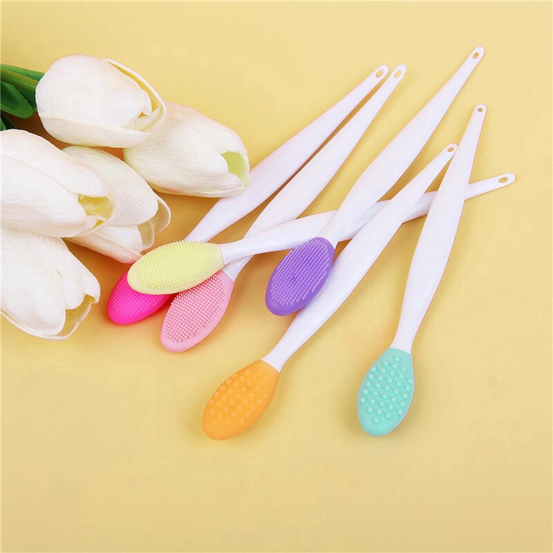 [Hàng mới về] Cọ Silicon Mát Xa Tẩy Tế Bào Chết Cho Da Mặt Kích Thước Cầm Tay Tiện Dụng