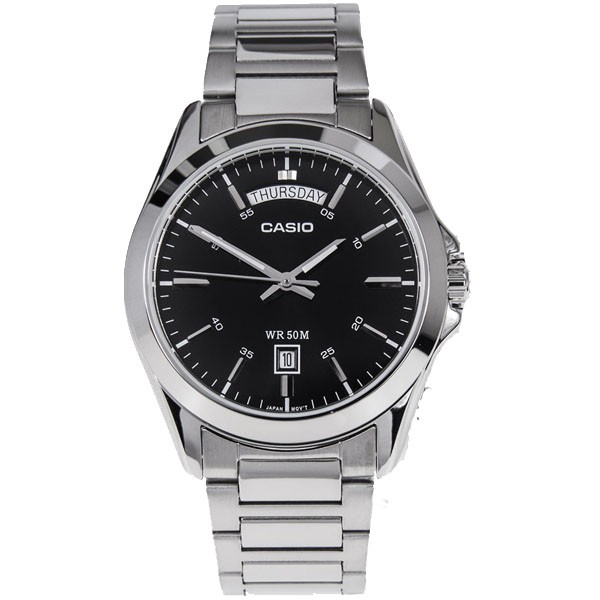 Đồng hồ Nam Casio MTP-1370D-1A1VDF Chính hãng, Dây kim loại, Thời trang nam tính