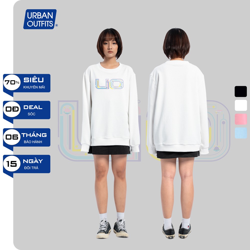 Áo Sweater Form Rộng Nam Nữ URBAN OUTFITS In Chữ UO SWO31 Thun Cotton Nỉ 4 Chiều Local Brand | BigBuy360 - bigbuy360.vn