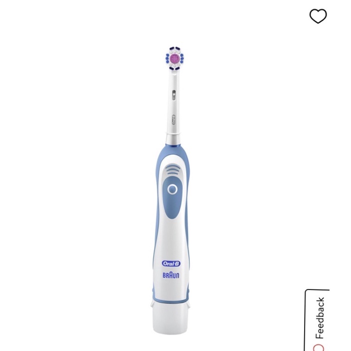 Bàn chải điện dùng pin Oral B Whiter Teeth dòng trắng răng