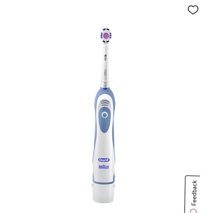 Bàn chải điện dùng pin Oral B Whiter Teeth dòng trắng răng