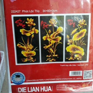 Kit tranh chưa thêu