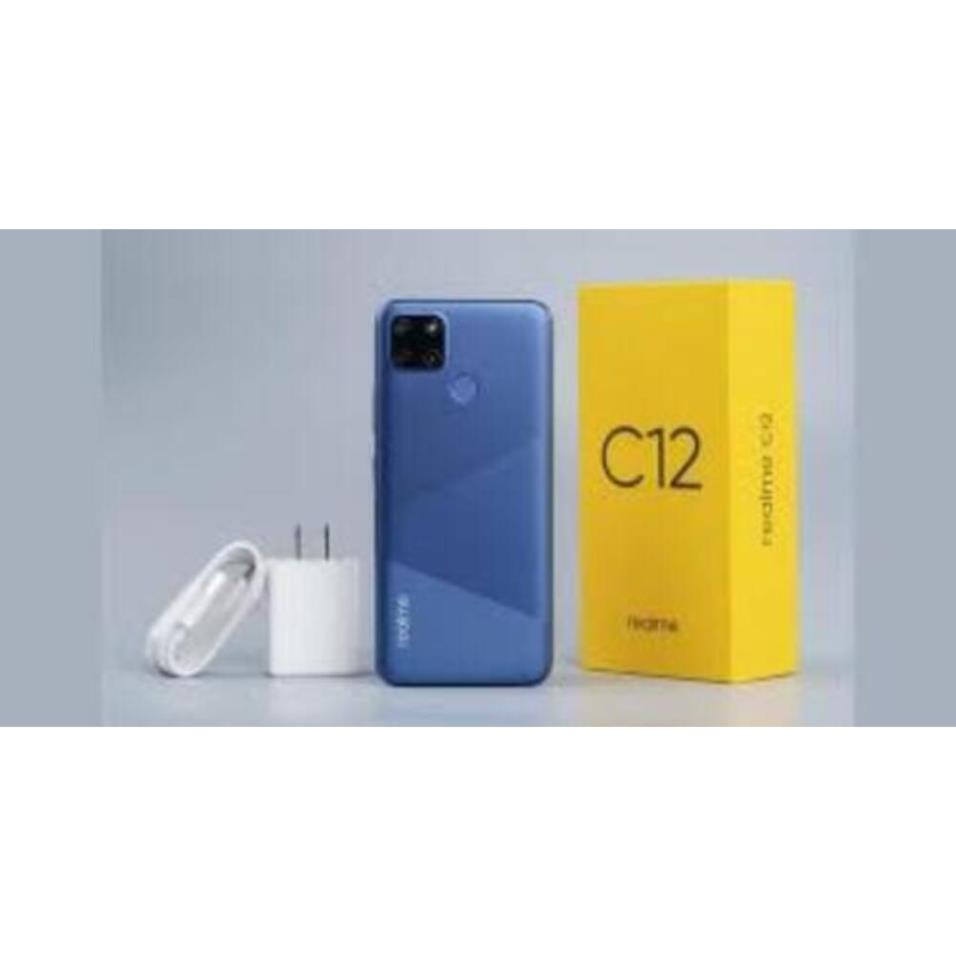 điện thoại Realme C12 2sim ram 4/64G Chính Hãng, Màn hình: IPS LCD6.52&quot;HD+, Camera sau: Chính 13 MP &amp; Phụ 2 MP, 2 MP