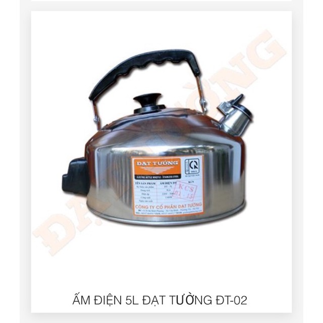 ❤️Ấm Điện Đun Nước Siêu Tốc 3-5L Đạt Tường Có Còi Báo