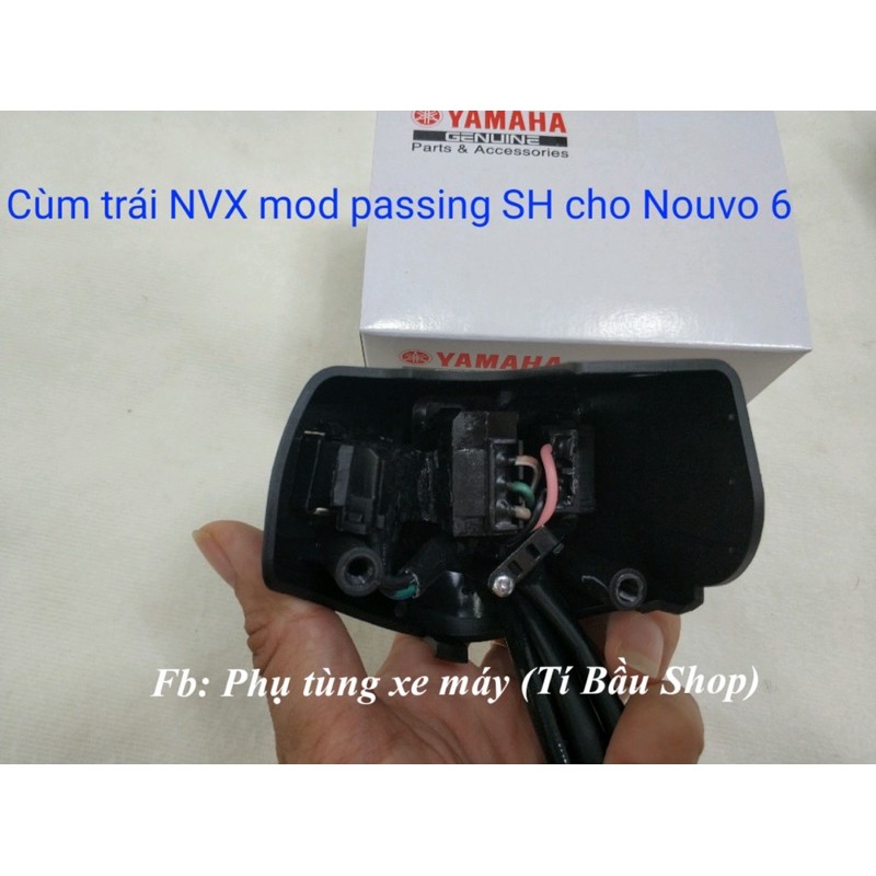 Độ cùm NVX zin chính hãng mod passing tắt máy cho Nouvo 6