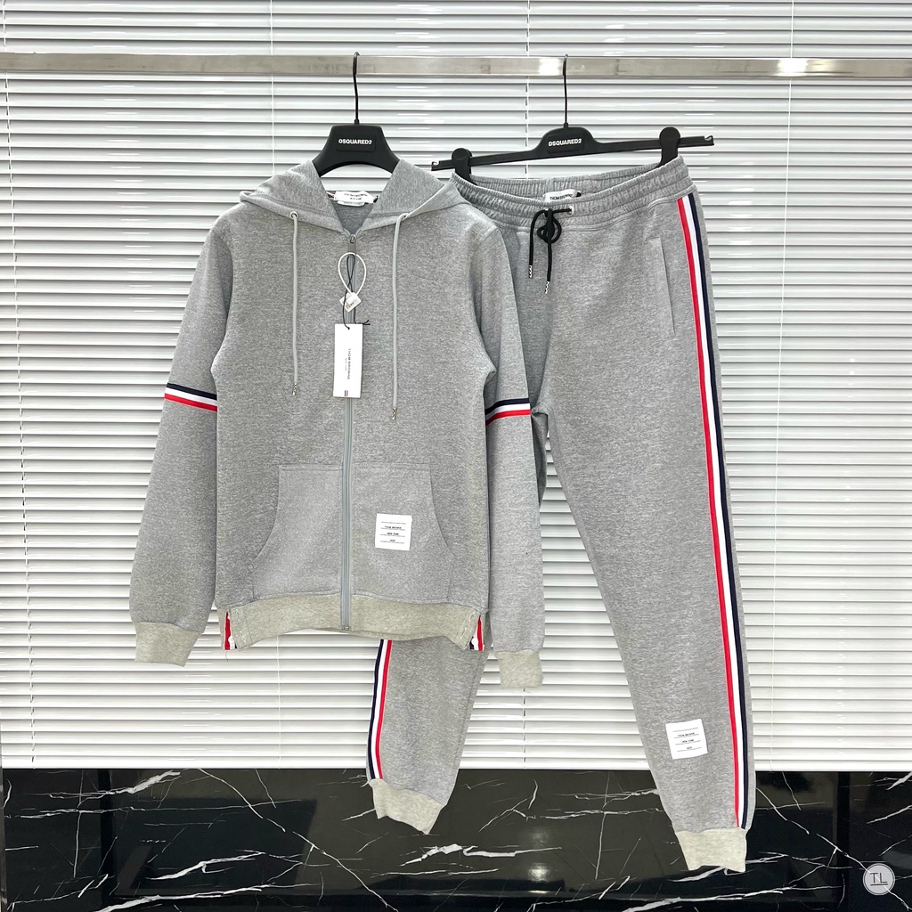 🔥Hot🔥Bộ nỉ Thom Browne áo có mũ thiết kế hot trend Nam Nữ Thu Đông 2022