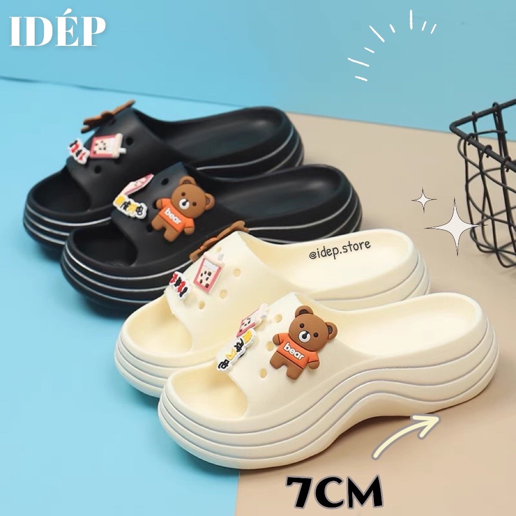 DÉP BÁNH MÌ QUAI NGANG ĐẾ SÓNG, KÈM TICKER CUTE.