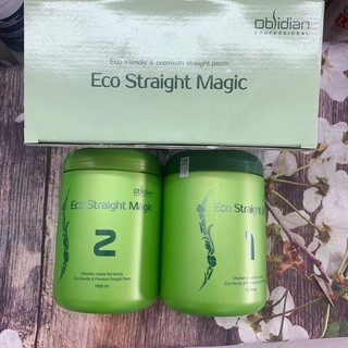 Kem duỗi ép tóc sinh thái Eco Straight Magic Obsidian 1000ml