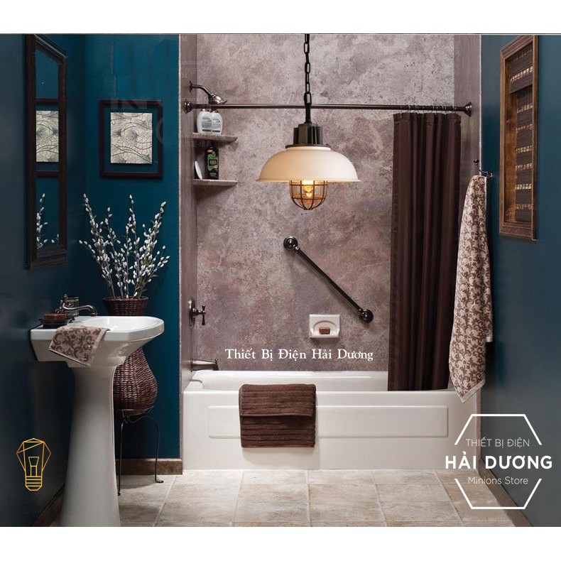 Combo 1 dây đui + 3 chao thả đèn phòng nổ  + 9 bóng t64