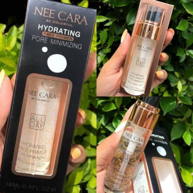 Kem lót dưỡng ẩm tinh thể vàng 24k Nee Cara All Day Hydrating Face Primer Pore Minimizing N794 | BigBuy360 - bigbuy360.vn