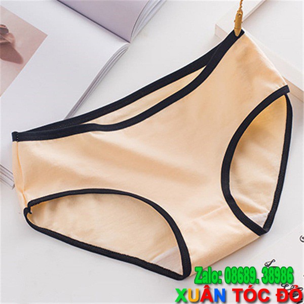 SỈ ZALO RẺ HƠN NHIỀU_ Quần Lót 11 Màu Cotton Xịn Viền Đen Mới M041 (Vải Tốt, Đường May Đẹp) | BigBuy360 - bigbuy360.vn