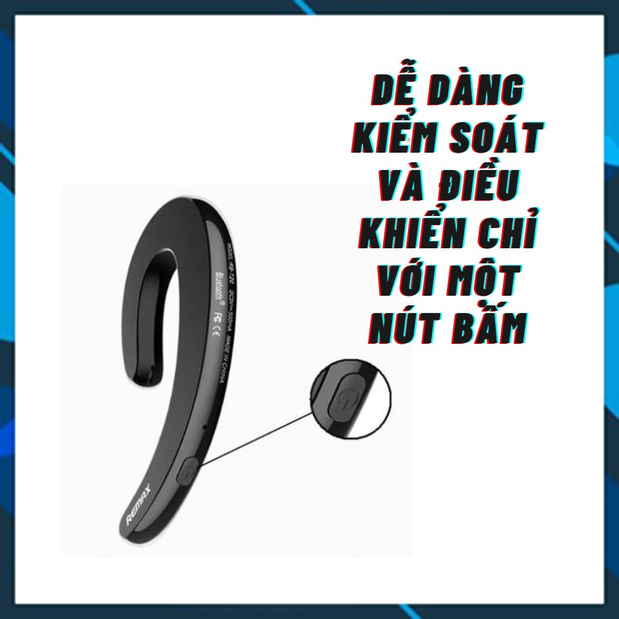 [THIẾT KẾ ĐẶC BIỆT!] Tai nghe bluetooth không dây Remax RB - T20 thiết kế cực đỉnh, thời gian sử dụng cực lâu!