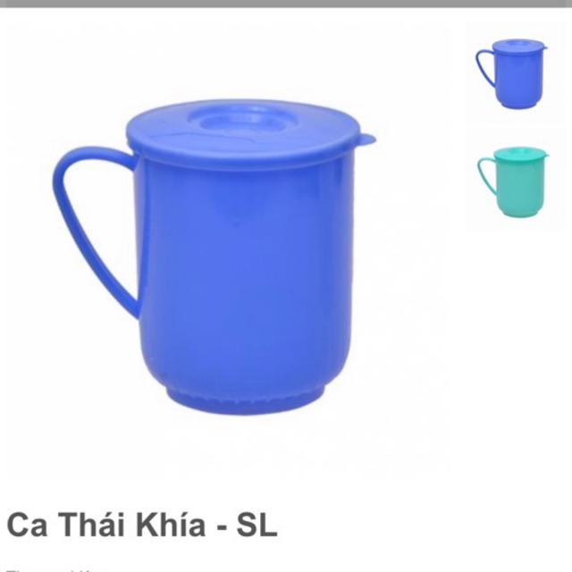 SALE! Combo ca thái 6 cái, ca có nắp nhựa Song Long an toàn tuyệt đối