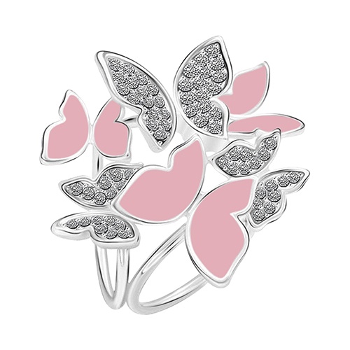 Ghim Cài Áo Hình Đàn Bướm Đính Đá Nhân Tạo Thời Trang Cho Nữ