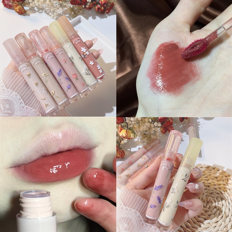 Son Bóng KAKASHOW Dạng Lỏng Dưỡng Ẩm Chống Thấm Nước Màu Sắc Thời Trang Nuôi Dưỡng Môi