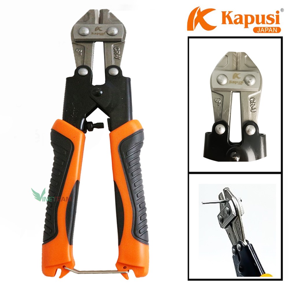 Kìm cộng lực Nhật Bản Kapusi K-8190 8 in cắt dây thép ,cắt sắt chuyên dụng -dc4423