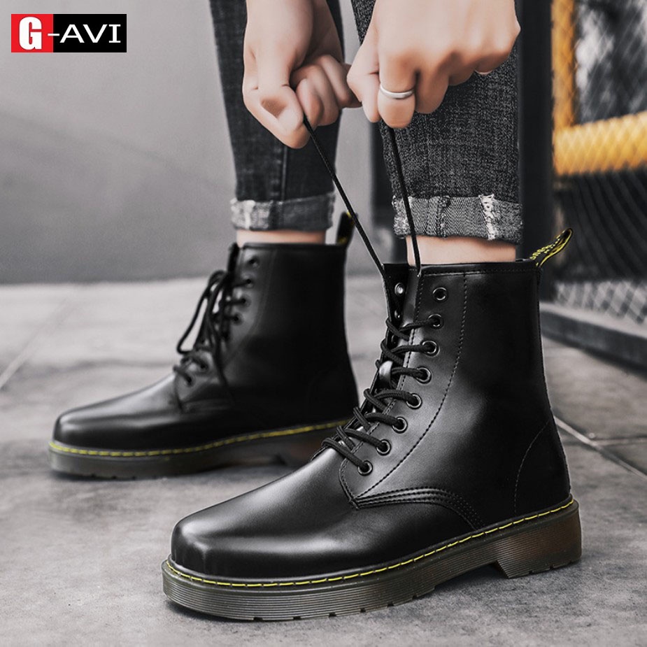 Giày boot cao cổ nam mẫu mới hot trend 2021 kiểu dáng trẻ trung, phong cách cá tính  AVI - 422 | BigBuy360 - bigbuy360.vn