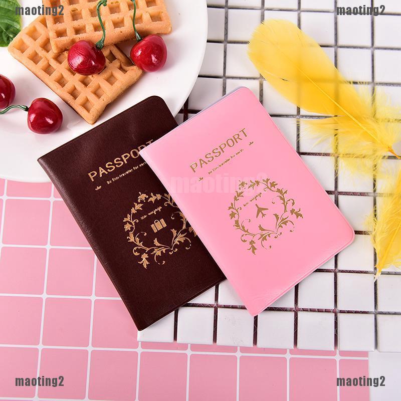 {MT2}❤Vỏ nhựa bảo vệ passport đơn giản