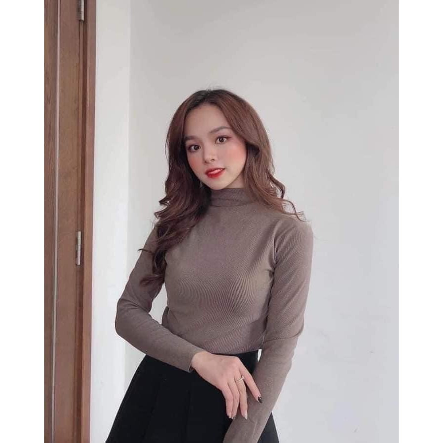 [GIÁ SỈ] Áo giữ nhiệt nữ cổ 3 phân xuất Nhật FREESIZE 40-55KG (túi zip) | BigBuy360 - bigbuy360.vn