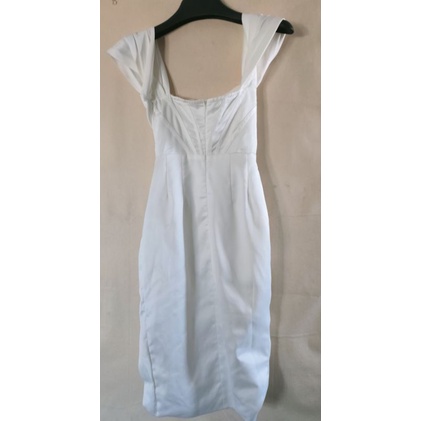 Đầm Trắng Satin House of CB sz Xs