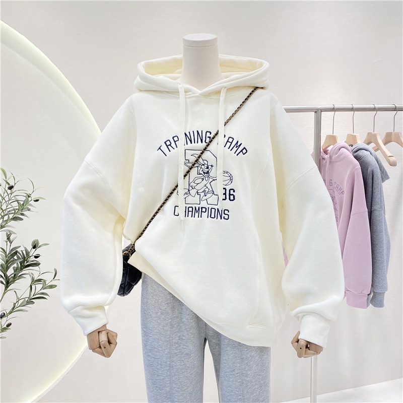 Áo HooDie  Nỉ , Logo Thêu ,Nhung Dày ,Có Mủ Trùm Đầu , Áo Thu Đông | BigBuy360 - bigbuy360.vn