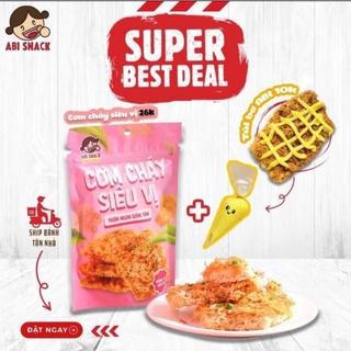 Cơm cháy siêu vị abi - bánh tráng abi